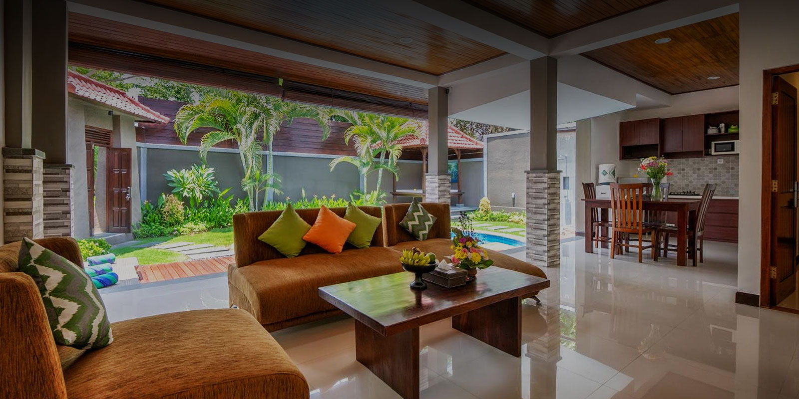 Gracia Bali Villa - living area